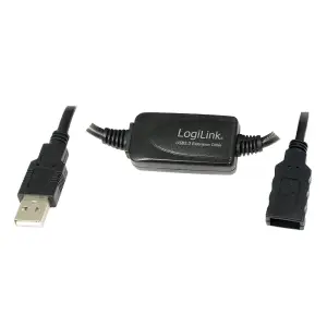 Kabel USB 2.0 ojačevalnik s kablom 10,00m LogiLink (UA0143)