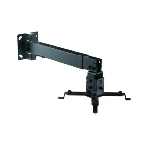 Nosilec stenski za projektor Equip, 20kg, 43-65 cm, naklon ±15 - črn