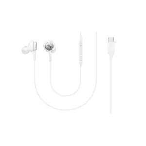 Slušalke žične Samsung ušesne z mikrofonom USB-C EO-IC100 bele (EO-IC100BWEGEU)