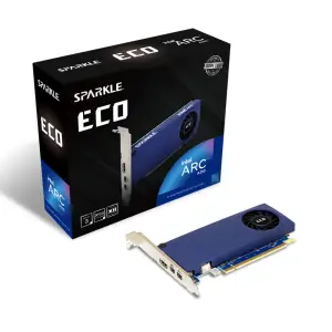 Grafična kartica Intel A310 Sparkle ECO - 4GB GDDR6  | 1xHDMI 2.0 2x mini-Displayport - Low profile (SA310C-4G)