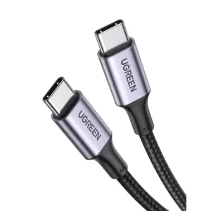 Kabel USB-C => USB-C 2.0 tekstilni ovoj 3,00m 20V/5A 100W QC FCP Ugreen (90120)