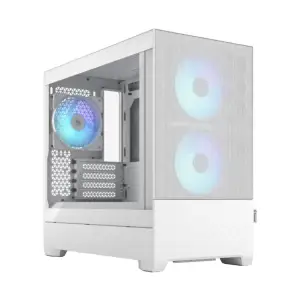Ohišje Fractal Design Pop Air miniATX - bela RGB