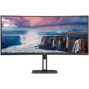 Monitor AOC 86,4 cm (34,0") CU34V5C 3440x1440 Curved 100Hz VA 1ms HDMI DisplayPort USB-C 65W 4xUSB3.2 HAS Zvočniki 2x5W  6H sRGB100% FreeSync Value-Line