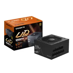 Napajalnik - 1000W GigaByte UD1000GM  PG5 V2 80Plus Gold 90% ATX 3.1 (Gen5) Modular 120mm črna (GP-UD1000GM PG5 V2)