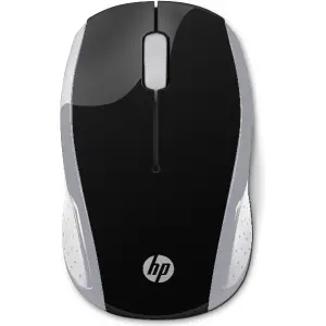Miš HP 200 brezžična srebrna za notesnike 1000 DPI (2HU84AA) (E30L)