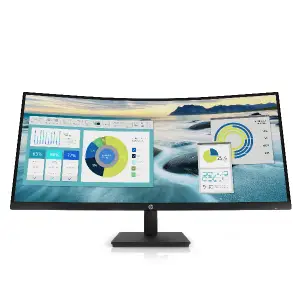 Monitor HP 86,4 cm (34,0") P34hc G4 3440x1440 Curved VA 5ms HDMI DisplayPort USB-C 65W 4xUSB3.2 HAS Zvočniki  3H sRGB99%