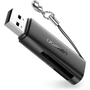 Zunanji čitalec kartic Ugreen Mobile Mata USB3.0 za MS SD microSD TF črn (60722-ugreen)