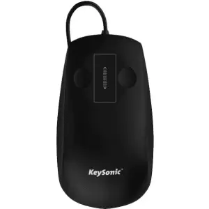 Miš Keysonic USB-A KSM-5030M-B  medicinska, industrija, čisti prostori črna IP68 1000DPI (60865)
