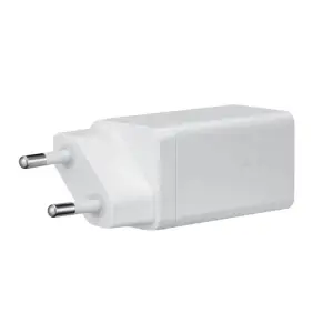 Hišni polnilec 100-240V => Asus 65W 2xUSB-C za mobilne telefone s priloženim kablom USB-C bel(AC65-05)