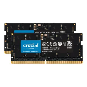 SO-DIMM DDR5 32GB 4800MHz CL40 KIT (2x16GB) Crucial Crucial XMP3.0 1,1V Notesniki črna (CT2K16G48C40S5)