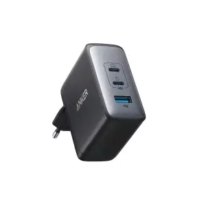 Hišni polnilec 100-240V => 2x USB-C 1x USB-A 100W Anker 736 ADAPTER NANO II črn (A2145G11)