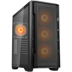 Ohišje Cougar Uniface mesh MidiATX - črna ARGB
