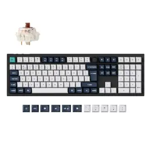 Mehanska Tipkovnica brezžična Keychron Q6 Max QMK/VIA UK | črna RGB (Brown switch) (Q6M-M3-UK)
