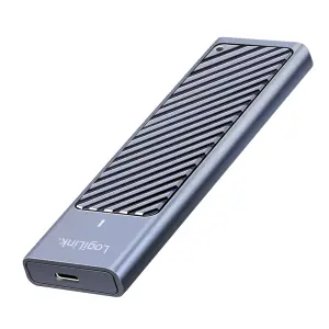 Ohišje za SSD disk M.2 => USB-C 3.2 2x2 PCIe NVMe / SATA Logilink 20Gb/s (UA0435) EOLS-P