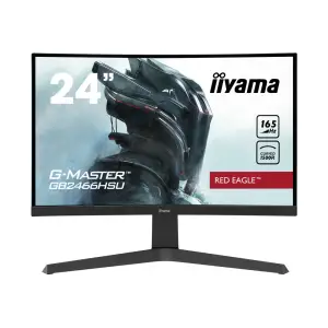 Monitor Iiyama 60,5 cm (23,8") GB2466HSU-B1 1920x1080 Curved Gaming 165Hz VA 1ms 2xHDMI DisplayPort 2xUSB2.0 HAS Zvočniki  FreeSync Premium