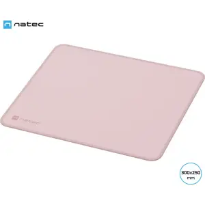 Podloga za miško NATEC tkanina 300x250mm Colors M vodoodporna roza (POD-NAT-COLORS-M-P)