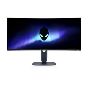 Monitor Dell 86,4 cm (34,0") AW3425DW 3440x1440 Curved Gaming 240Hz QD-OLED 0,03ms 2xHDMI DisplayPort USB3.2 USB-C-Out HAS  DCI-P3-99,3% FreeSync Premium PRO G-Sync Compatible HDR400 Alienware