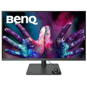 Monitor BenQ 80 cm (31,5") PD3205U 3840x2160 grafično oblikovanje IPS 5ms HDMI DisplayPort USB-C 90W 2xUSB3.2 Pivot Zvočniki 2x5W  sRGB99% KVM HDR10 črna 9300K 5000K 6500K