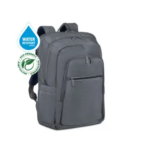 Nahrbtnik za notesnik 43,9 cm (17,3″) RivaCase iz vodoodpornega materiala siv (7596 GREY)