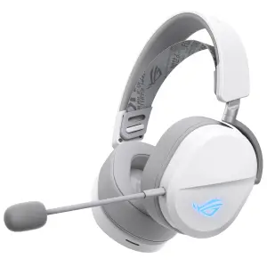 Slušalke brezžične Asus naglavne z mikrofonom BT/USB-C ROG Pelta bele Bluetooth (90YH0410-BHUA10)