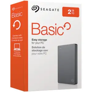 Prenosni disk 6,4cm (2,5") 2TB USB 3.0 Seagate Basic Portable  - siva (STJL2000400)