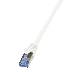 KABEL PATCH SFTP Cat 6A   0,50m  RJ45 10Gbit LogiLink - bel (CQ4021S)