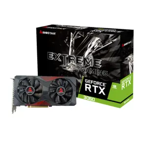 Grafična kartica nVidia RTX3060 Biostar Extreme gaming - 12GB GDDR6 (VN3606RML9)