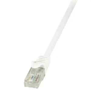 KABEL PATCH UTP Cat 6   1,50m  RJ45 1Gbit LogiLink CCA - bel (CP2041U)