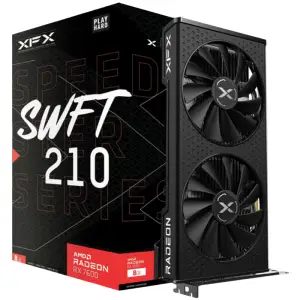 Grafična kartica AMD AMD Radeon RX 7600 XFX Speedster SWFT210 - 8GB GDDR6  | 1xHDMI 1xHDMI 2.1 3xDisplayport 2.1 (RX-76PSWFTFY)